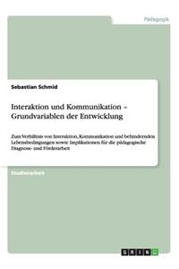 Interaktion und Kommunikation - Grundvariablen der Entwicklung