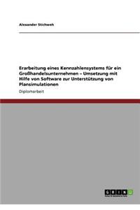 Erarbeitung eines Kennzahlensystems für ein Großhandelsunternehmen - Umsetzung mit Hilfe von Software zur Unterstützung von Plansimulationen