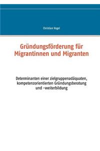 Gründungsförderung für Migrantinnen und Migranten