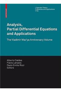 Analysis, Partial Differential Equations and Applications