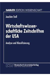 Wirtschaftswissenschaftliche Zeitschriften Der USA: Analyse Und Klassifizierung