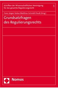 Grundsatzfragen Des Regulierungsrechts