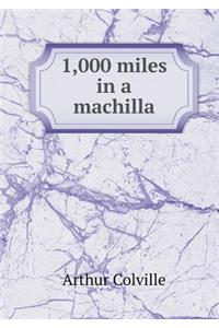 1,000 Miles in a Machilla