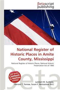 National Register of Historic Places in Amite County, Mississippi