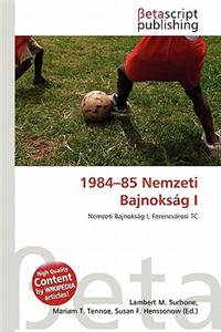 1984-85 Nemzeti Bajnoksag I