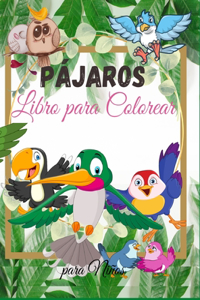 Pájaros Libro para Colorear para Niños
