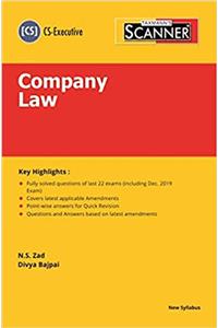 Scanner - Company Law (New Syllabus)