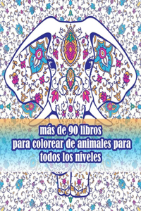 más de 90 libros para colorear de animales para todos los niveles