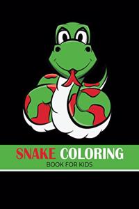Snake coloring book for kids