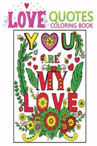 love quotes coloring book