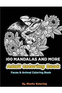 100 Mandalas And More Adut Coloring Book