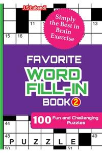 FAVORITE WORD FILL-IN Book 2