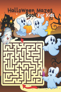 Halloween Mazes Book For Kids
