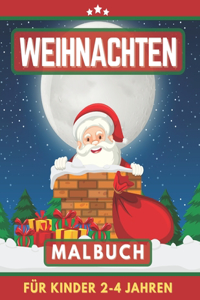 Weihnachten Malbuch für Kinder 2-4 Jahren