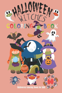 Halloween Witches Coloring Book For Kids