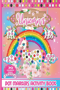 Dot Markers Activity Book Unicorns