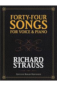 Forty-Four Songs for Voice and Piano