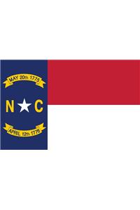 North Carolina Flag Poster