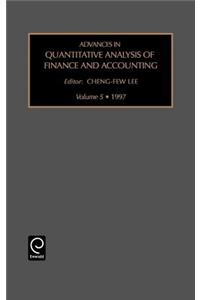 Advances in Quantitative Analysis of Finance and Accounting