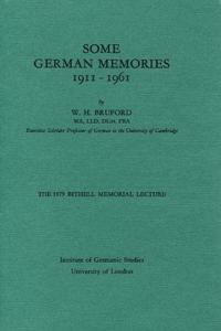 Some German Memories, 1911-1961