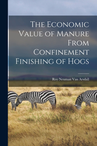 Economic Value of Manure From Confinement Finishing of Hogs