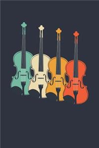 Vintage Contrabass Notebook - Gift for Contrabass Player - Retro Contrabass Diary - Contrabass Lesson Journal