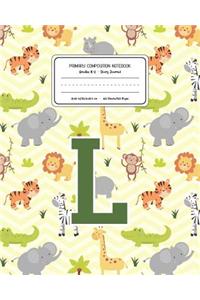 Primary Composition Notebook Grades K-2 Story Journal L