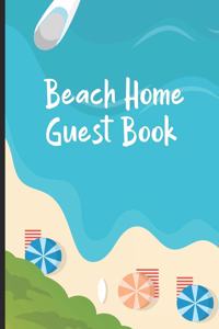 Beach Home Guest Book