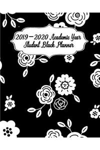 2019-2020 Academic Year Student Black Planner
