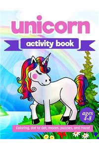 Unicorn Activity Book