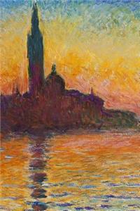 San Giorgio Maggiore at Dusk by Claude Monet Journal