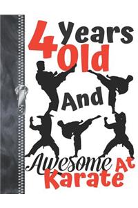 4 Years Old And Awesome At Karate