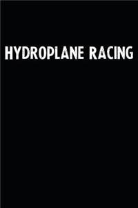 Hydroplane Racing