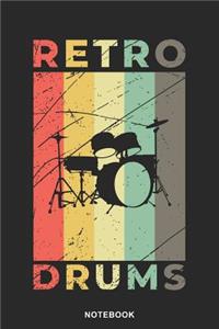 Drumset Instrument Art Graphic Notebook