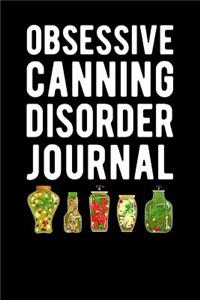 Obsessive Canning Disorder Journal