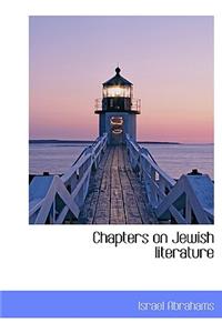 Chapters on Jewish Literature