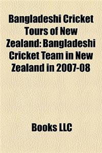 Bangladeshi Cricket Tours of New Zealand