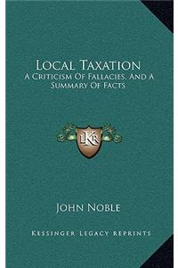 Local Taxation