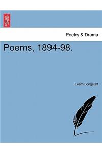 Poems, 1894-98.