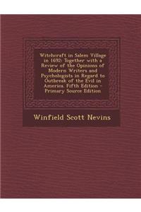 Witchcraft in Salem Village in 1692