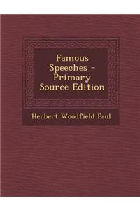 Famous Speeches