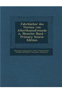 Jahrbucher Des Vereins Von Alterthumsfreunden, Neunter Band