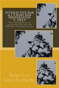 Interactive Bar & CA Baby Bar Preparation e_Help