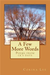 Few More Words