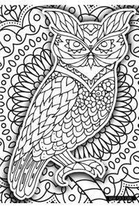 Wise Old Owl - A Color Your Cover Journal