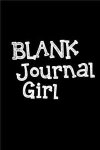 Blank Journal Girl
