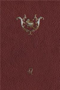 Monogram Leo Notebook