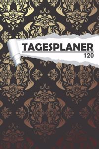 Tagesplaner Ornament in Gold