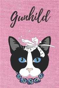 personalisiertes Notizbuch Katze / Notizheft / Journal / Malbuch / Tagebuch / Kritzelbuch / DIN A5 / Geschenk Gunhild