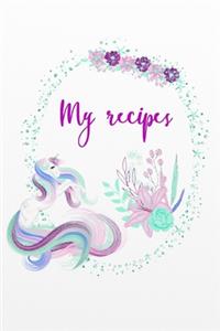 My recipes